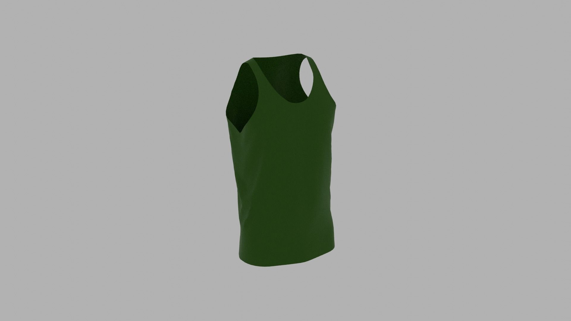 Tank Top Low-poly 3D model_4