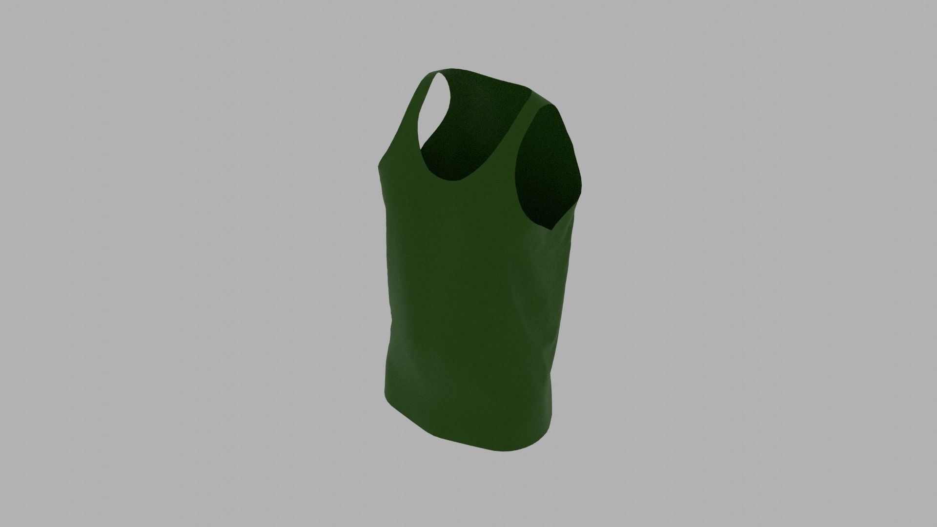 Tank Top Low-poly 3D model_6