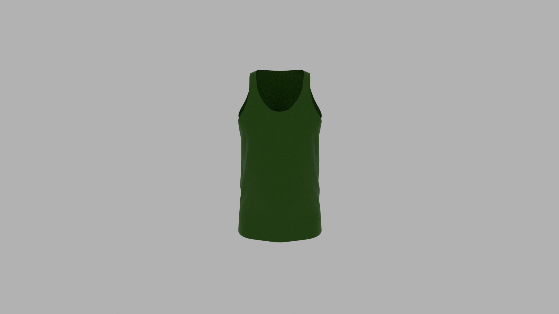 Tank Top Low-poly 3D model_5
