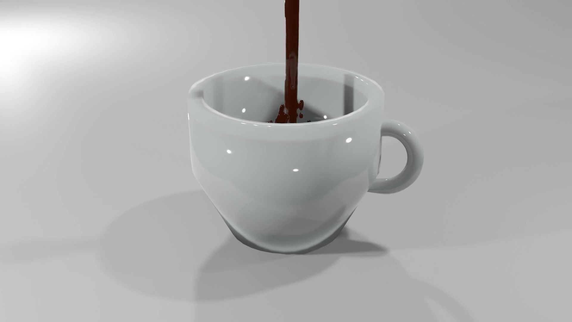 Realistic ceramic coffee cup 3d model Free 3D model_2