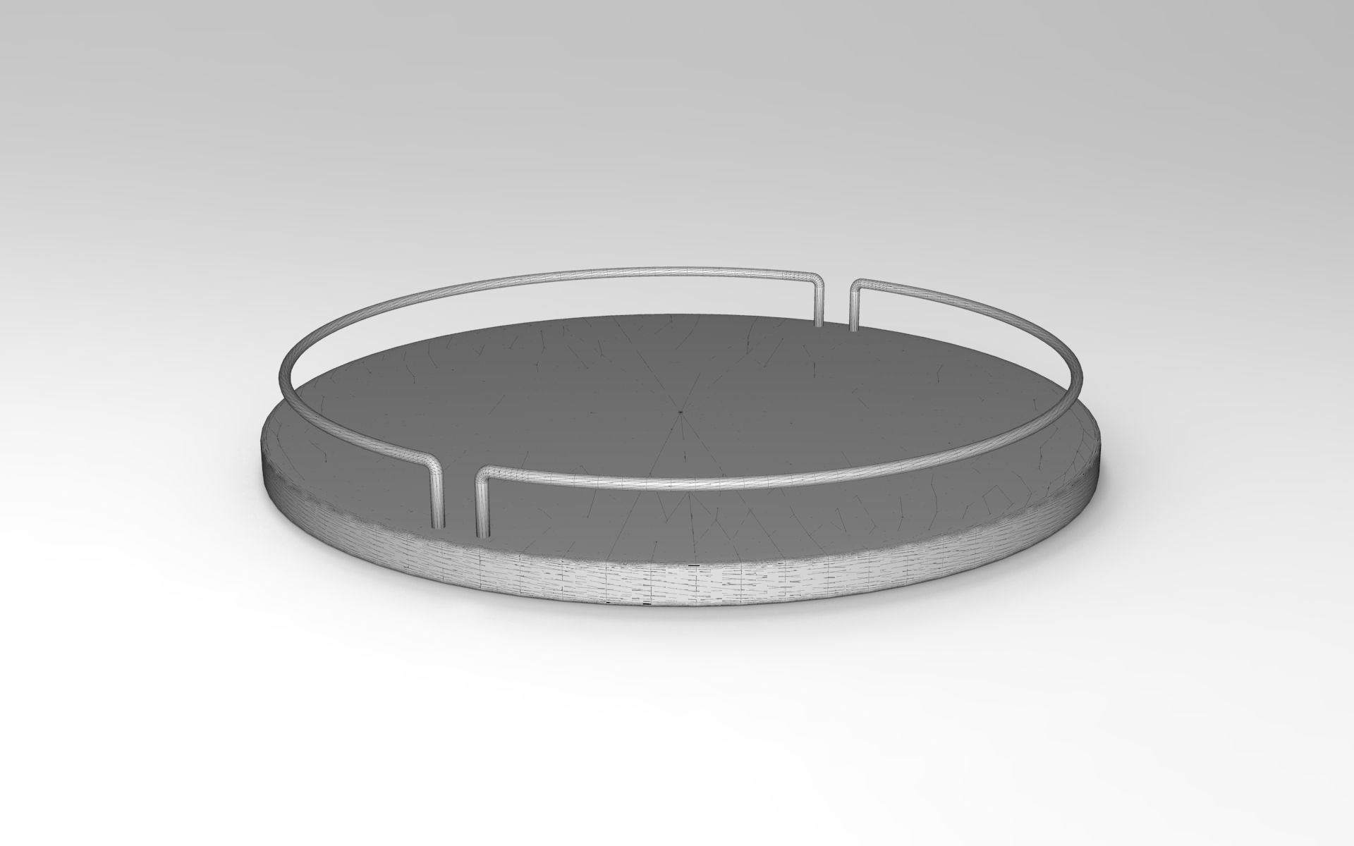 Vita Tray Low-poly 3D model_5
