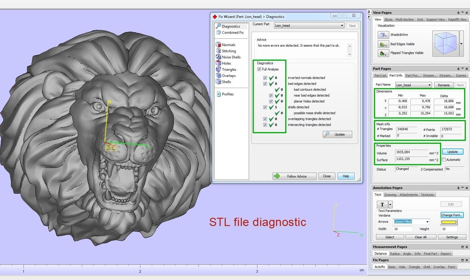 Lion Head Short Mane 3D print model_12