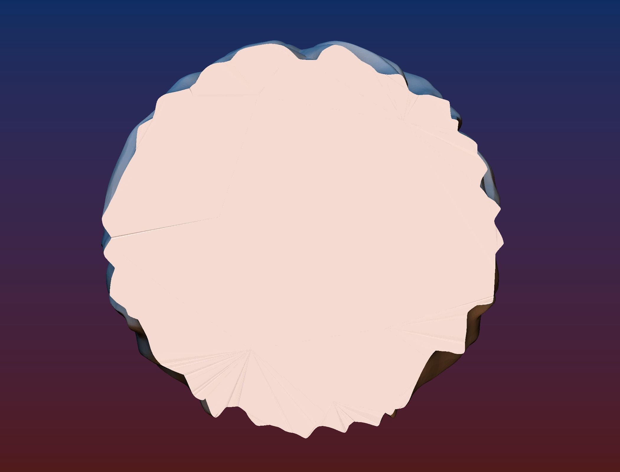 Lion Head Short Mane 3D print model_5