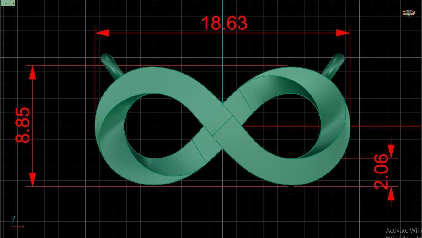 Pendant P12 The luxury female pendant 3D print model_6