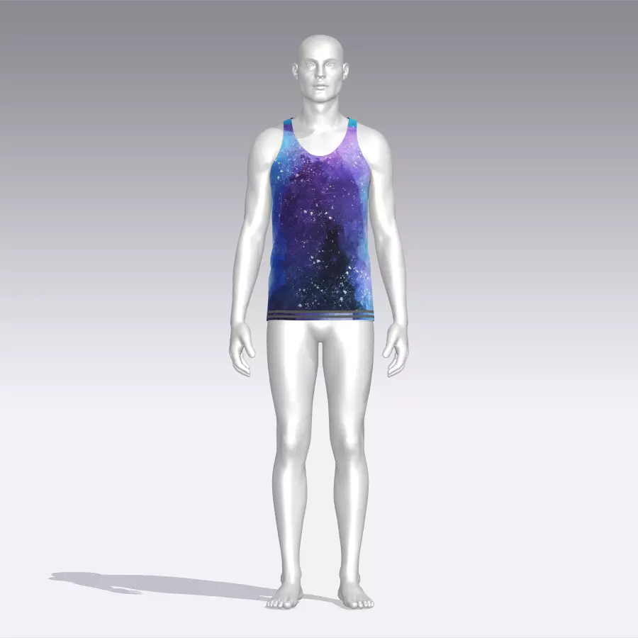 Tank Top Low-poly 3D model_0