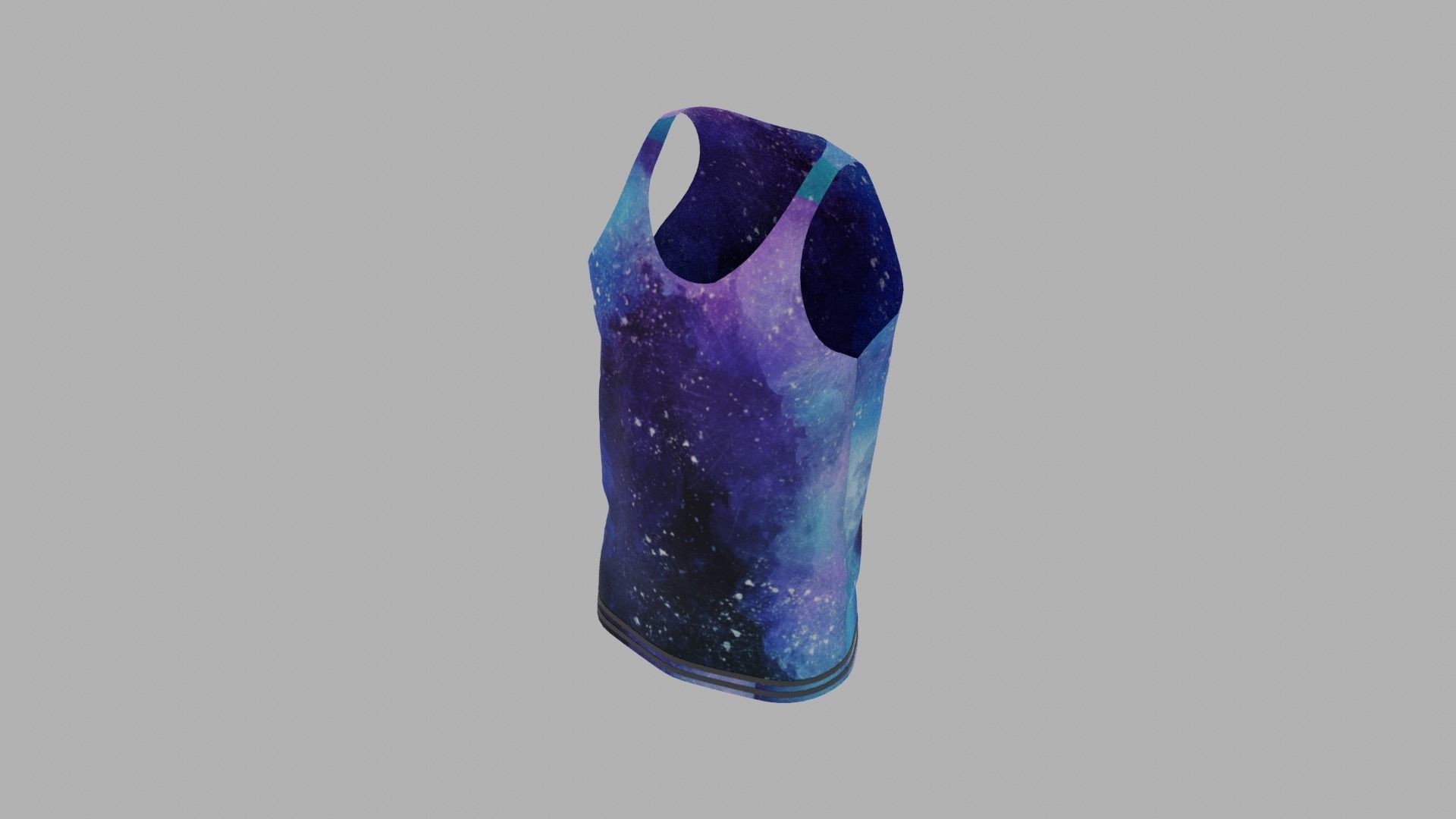 Tank Top Low-poly 3D model_6