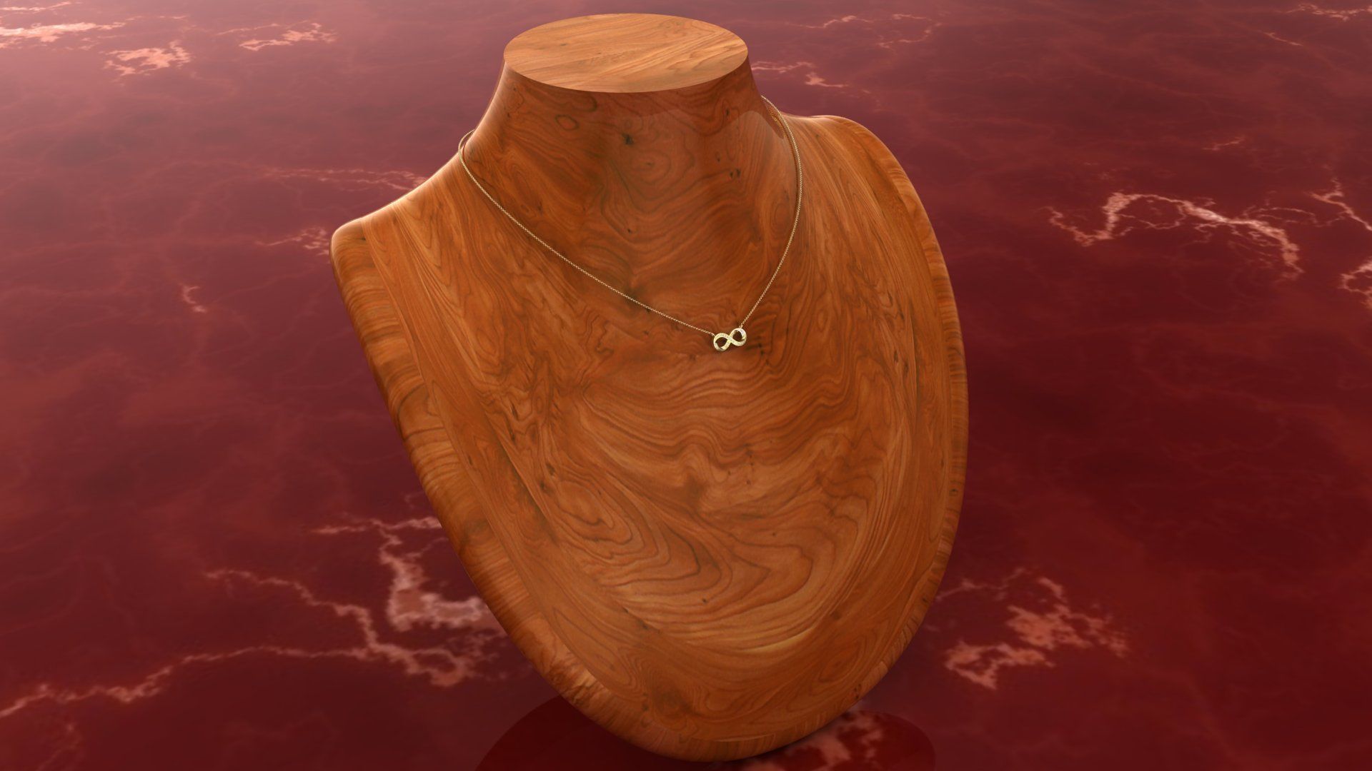 Pendant P13 The luxury female pendant with gem 3D print model_20