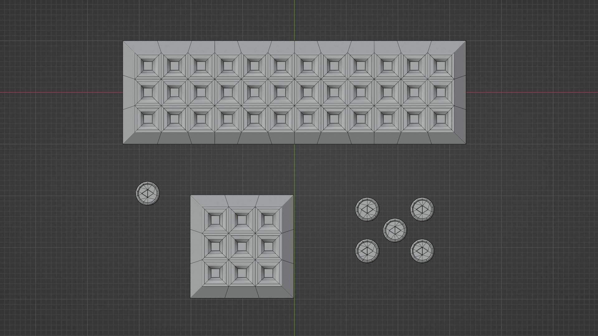 Low-Poly Spikes Traps Low-poly 3D model_5