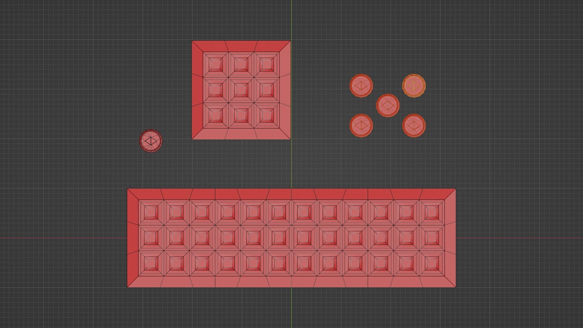 Low-Poly Spikes Traps Low-poly 3D model_7