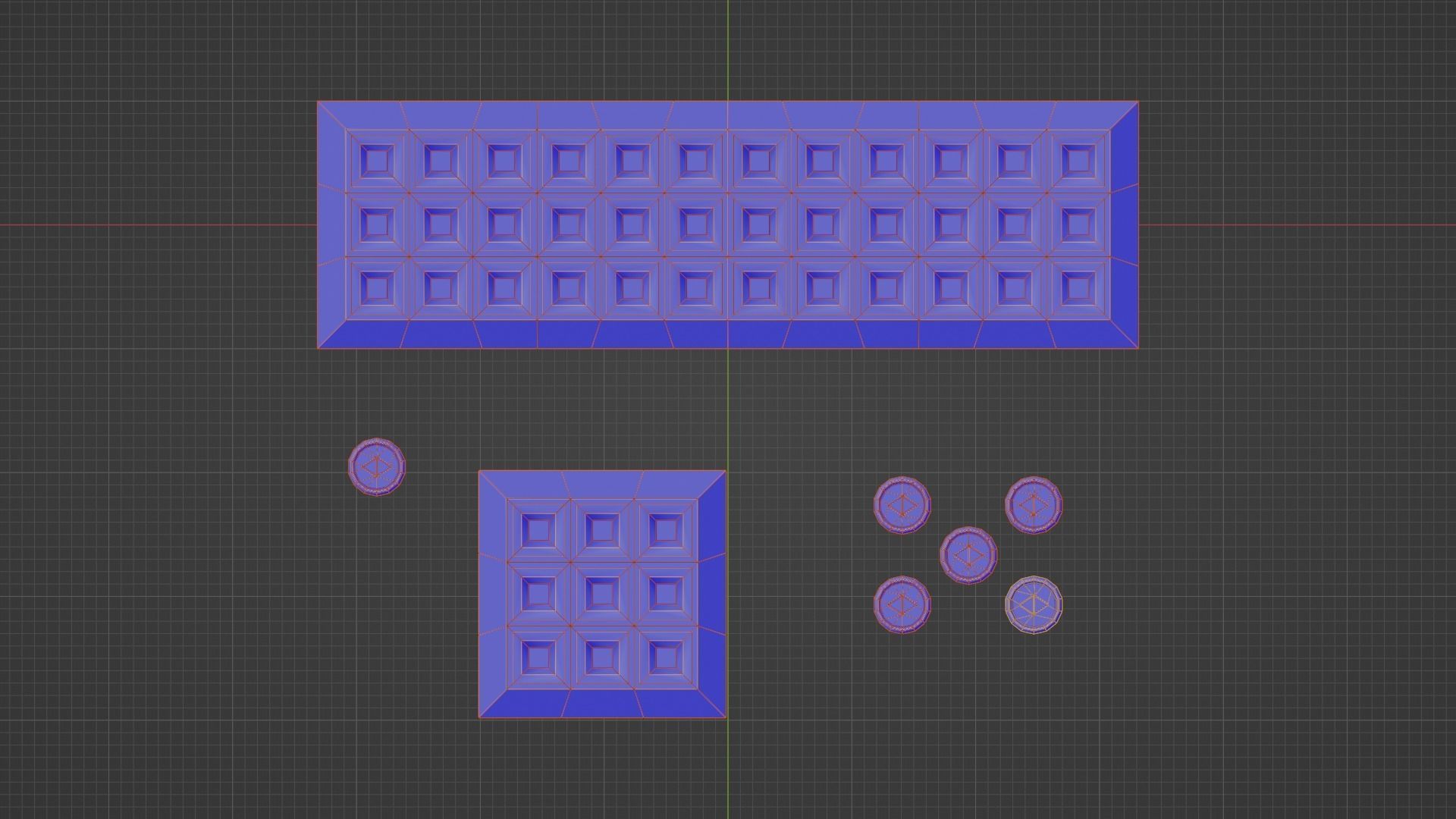 Low-Poly Spikes Traps Low-poly 3D model_6