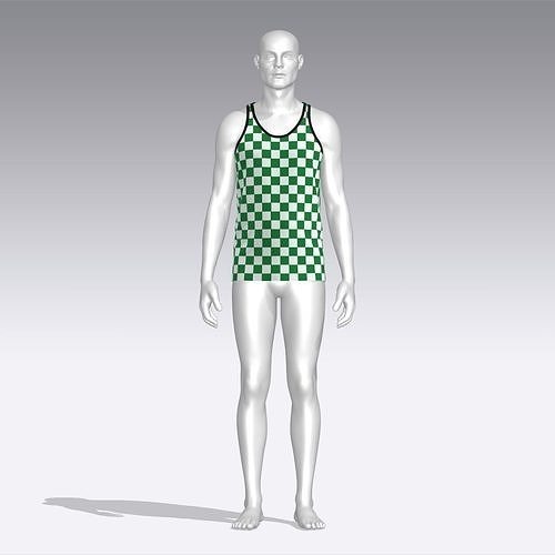 Tank Top Low-poly 3D model