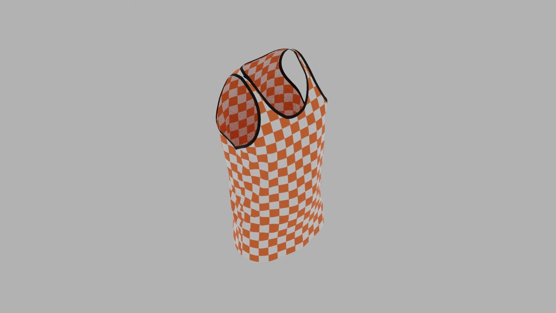 Tank Top Low-poly 3D model_7