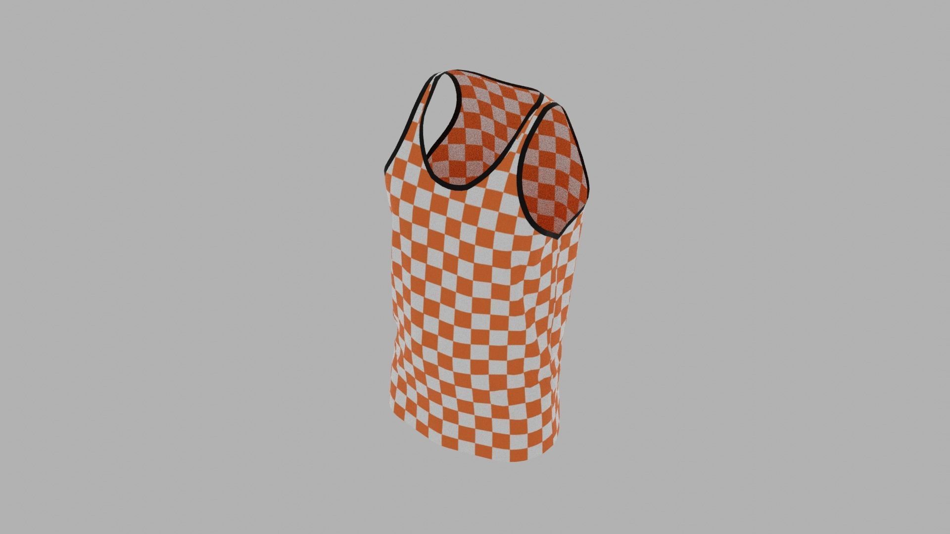 Tank Top Low-poly 3D model_6