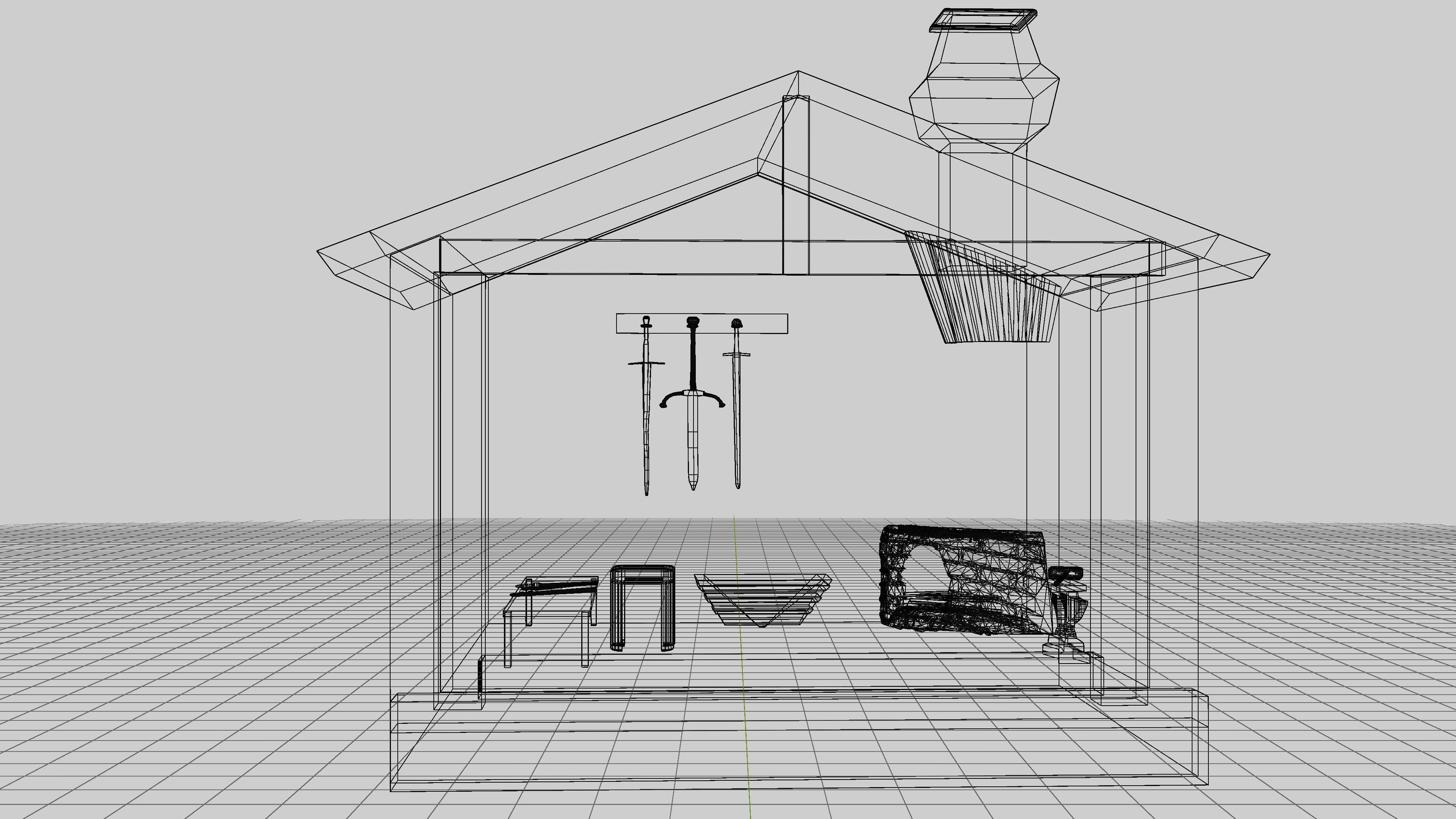 Blacksmith Forge 3D model_2