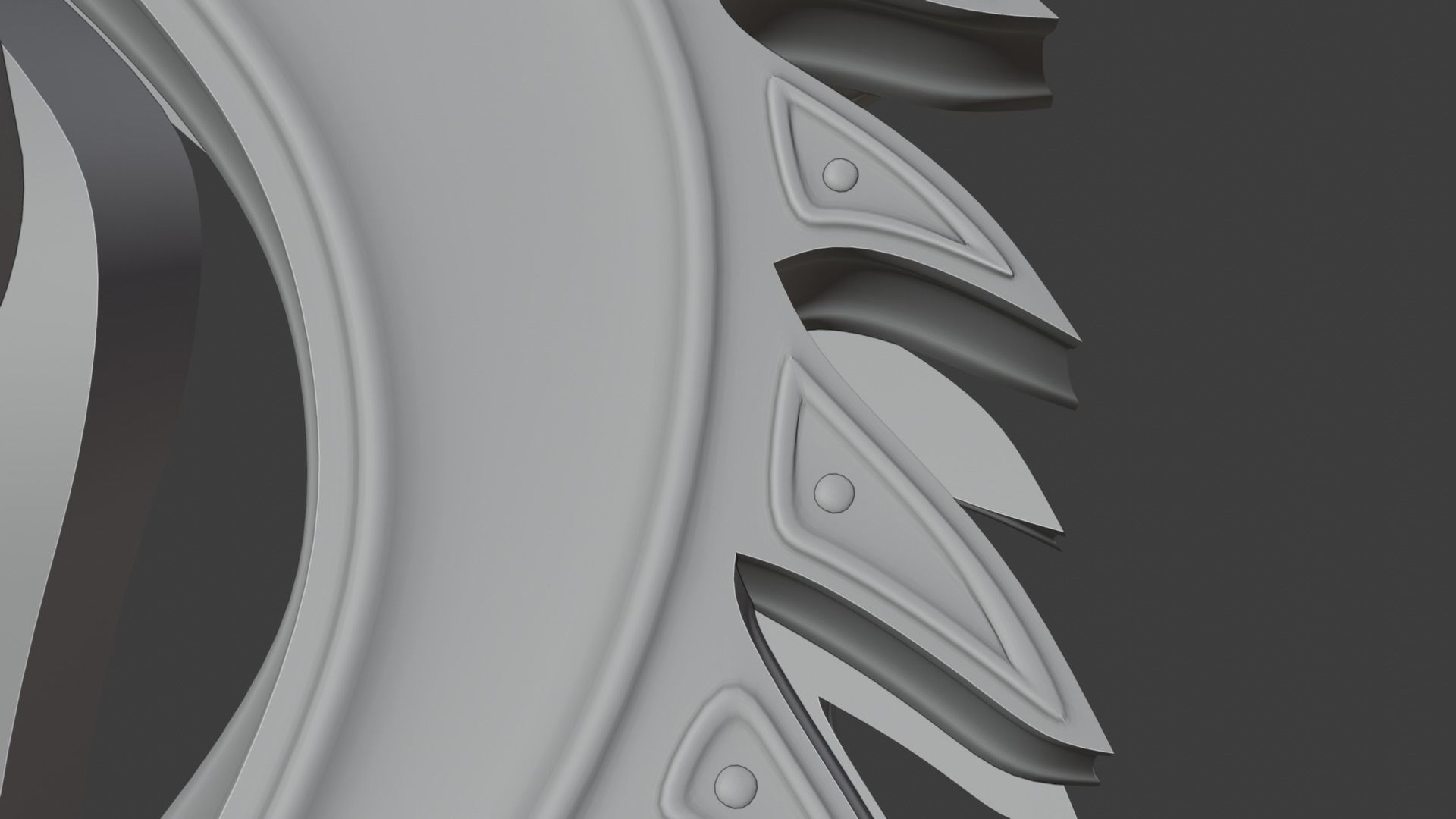 Chaos blade printable 3d model 3D print model_60