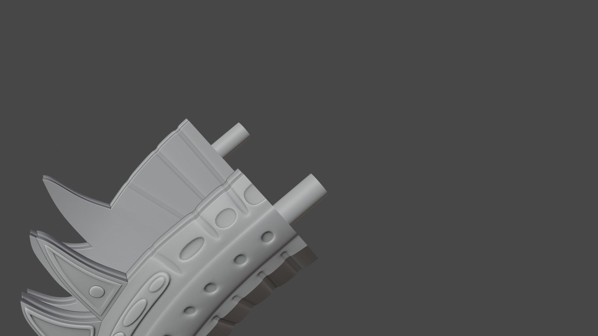 Chaos blade printable 3d model 3D print model_24