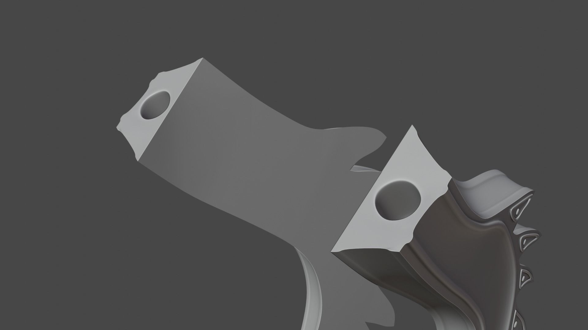 Chaos blade printable 3d model 3D print model_26