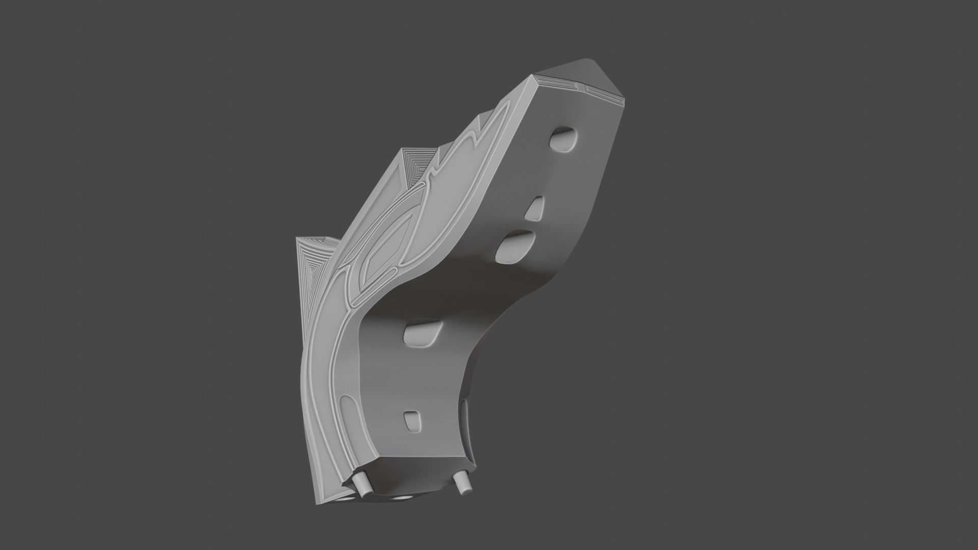 Chaos blade printable 3d model 3D print model_31