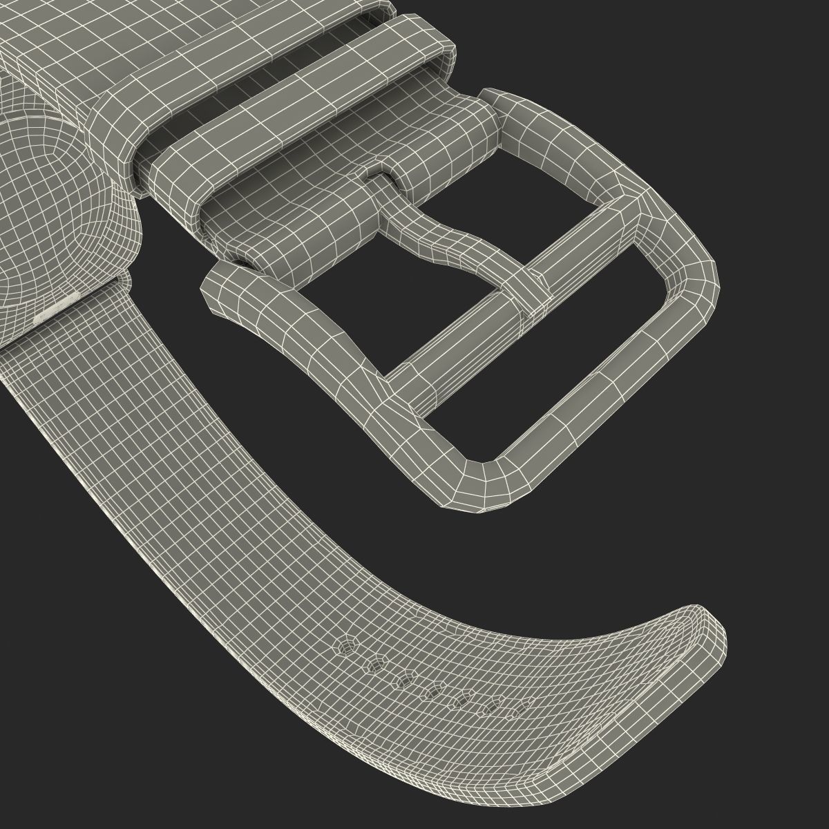 Apple Watch Hermes 42mm Stainless Steel Case 2 3D model_39