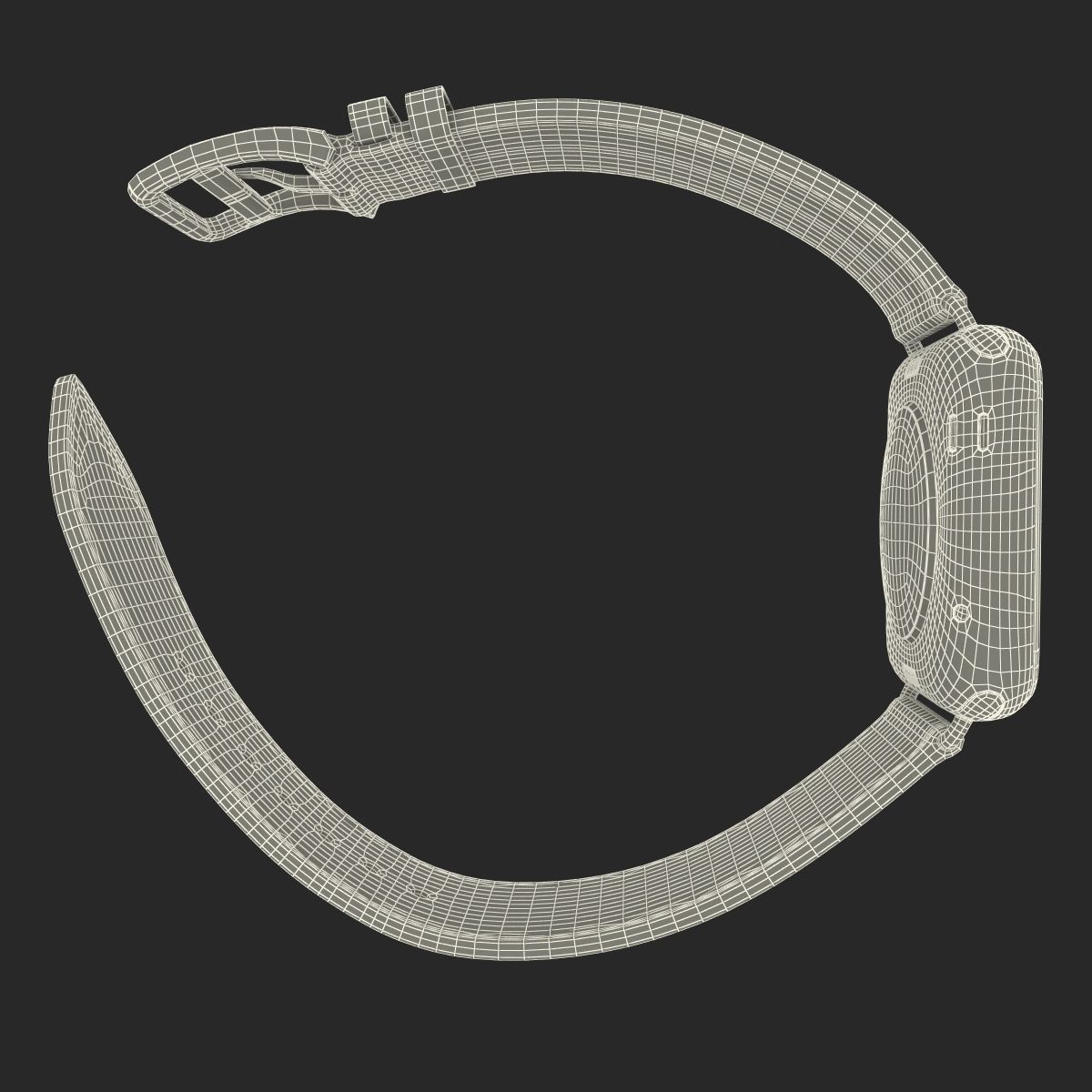 Apple Watch Hermes 42mm Stainless Steel Case 2 3D model_27