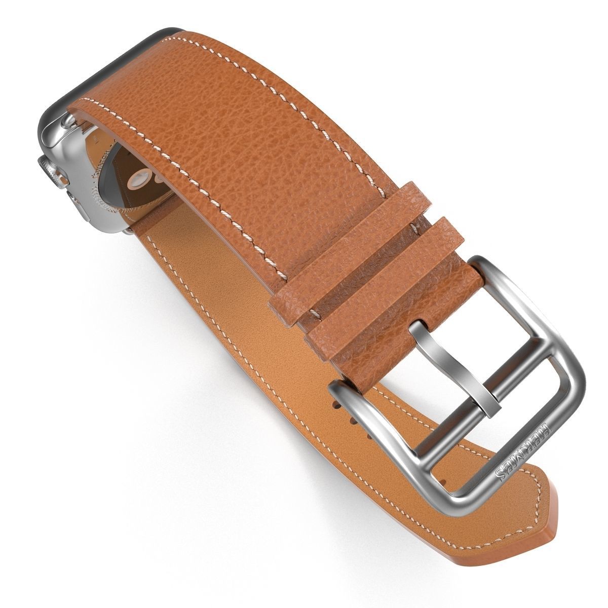 Apple Watch Hermes 42mm Stainless Steel Case 2 3D model_6