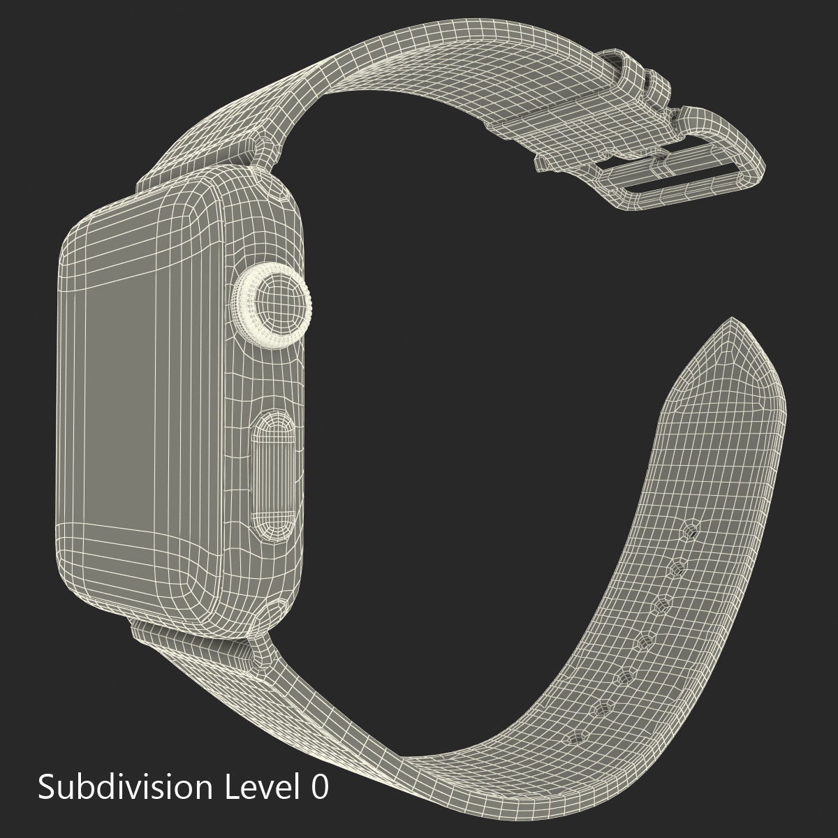 Apple Watch Hermes 42mm Stainless Steel Case 2 3D model_21