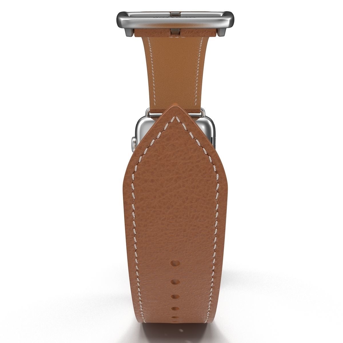 Apple Watch Hermes 42mm Stainless Steel Case 2 3D model_5