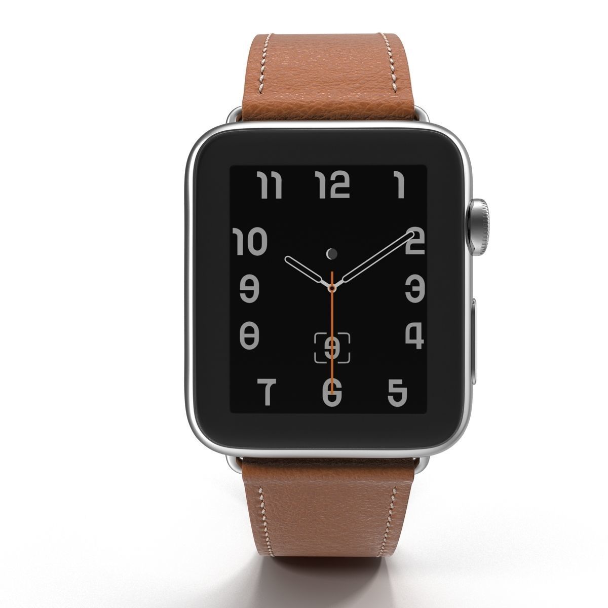 Apple Watch Hermes 42mm Stainless Steel Case 2 3D model_3