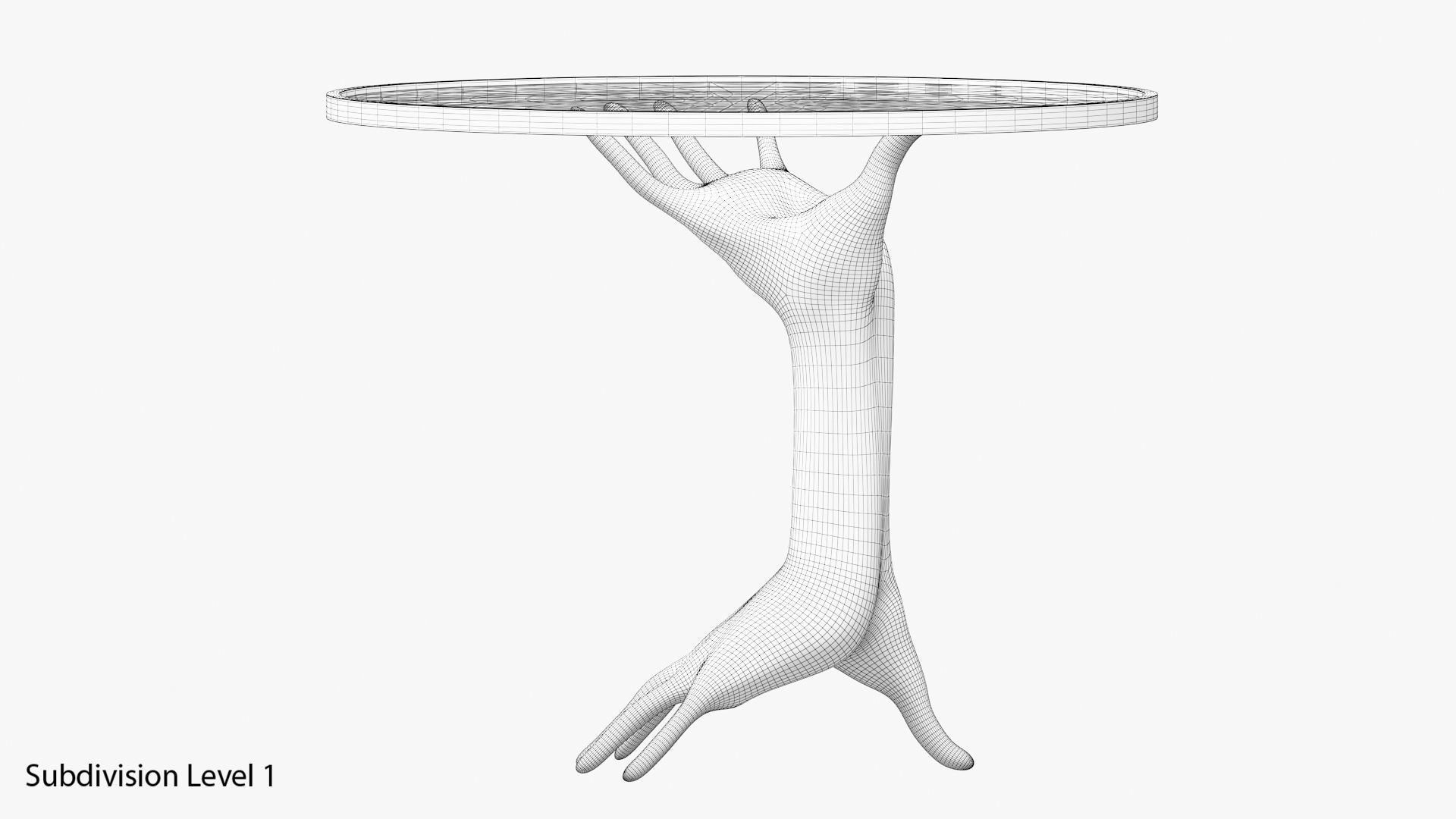 Kelly Wearstler Superluxe Dichotomy Table 3D model_8