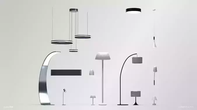 Lighting Set - 13 Lamps with unique design