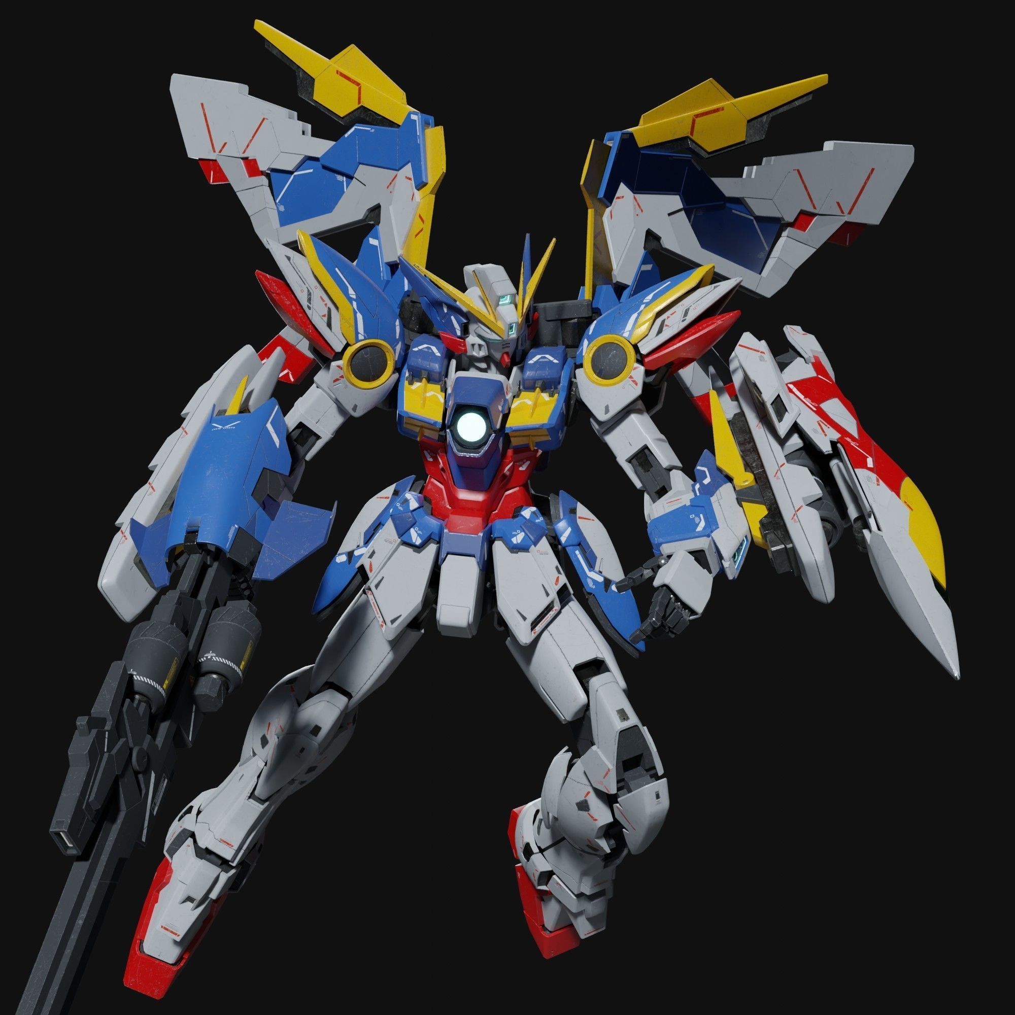Wing Gundam EW 3D model_8
