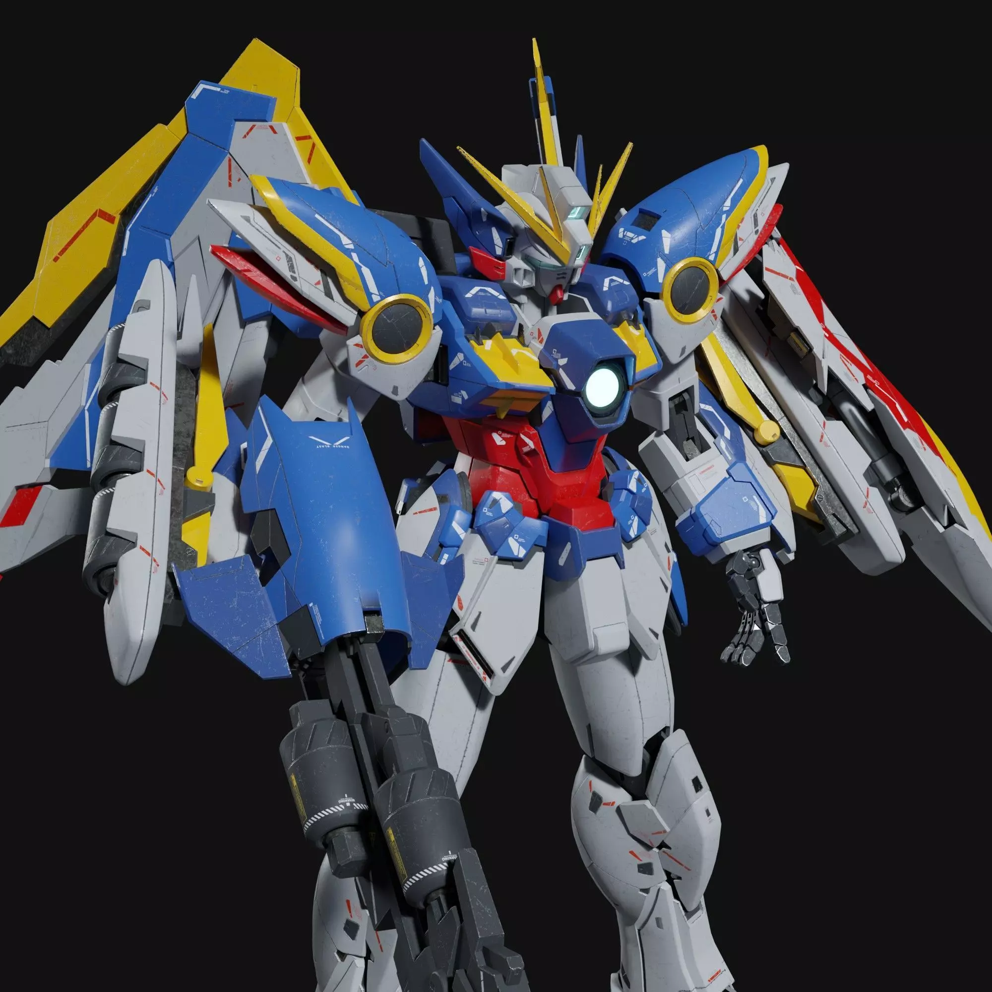 Wing Gundam EW 3D model_0
