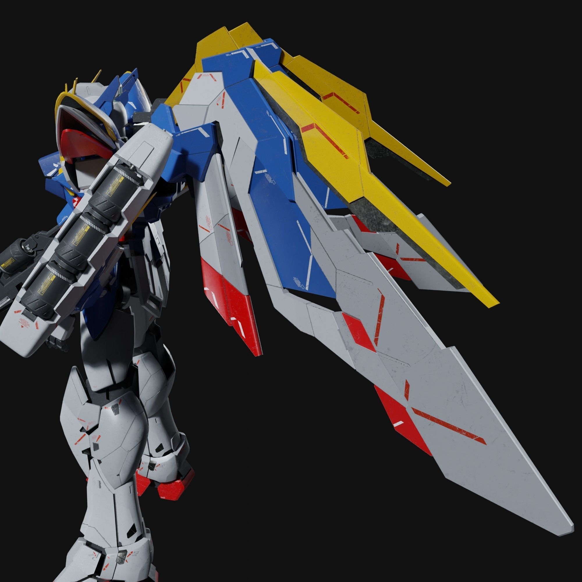 Wing Gundam EW 3D model_3