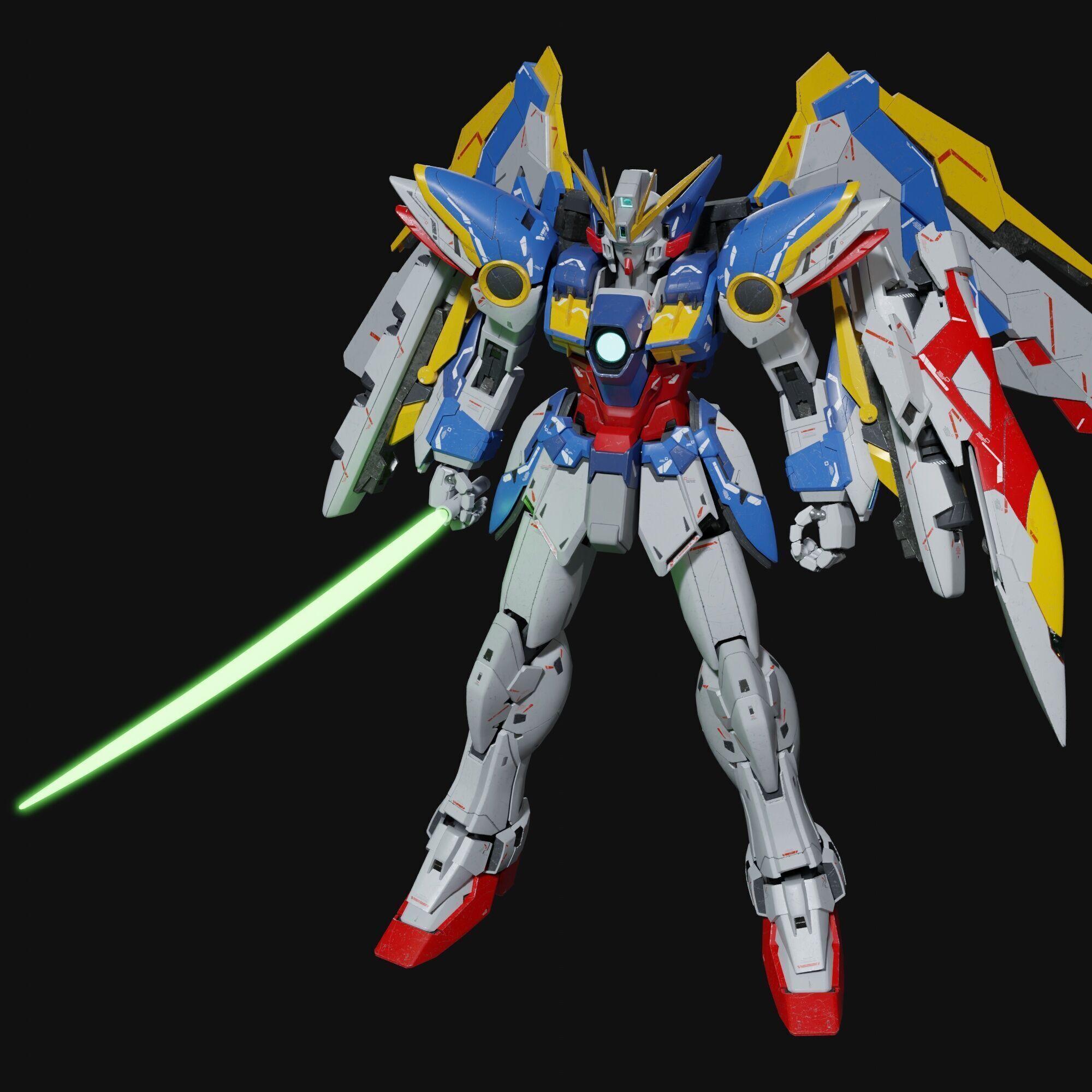 Wing Gundam EW 3D model_15