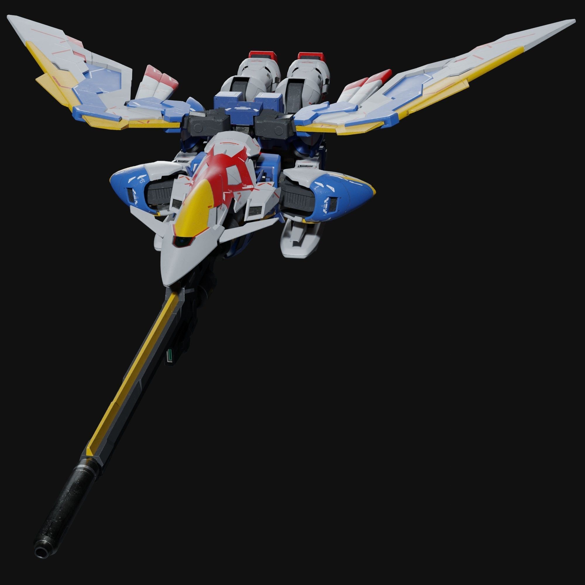 Wing Gundam EW 3D model_9