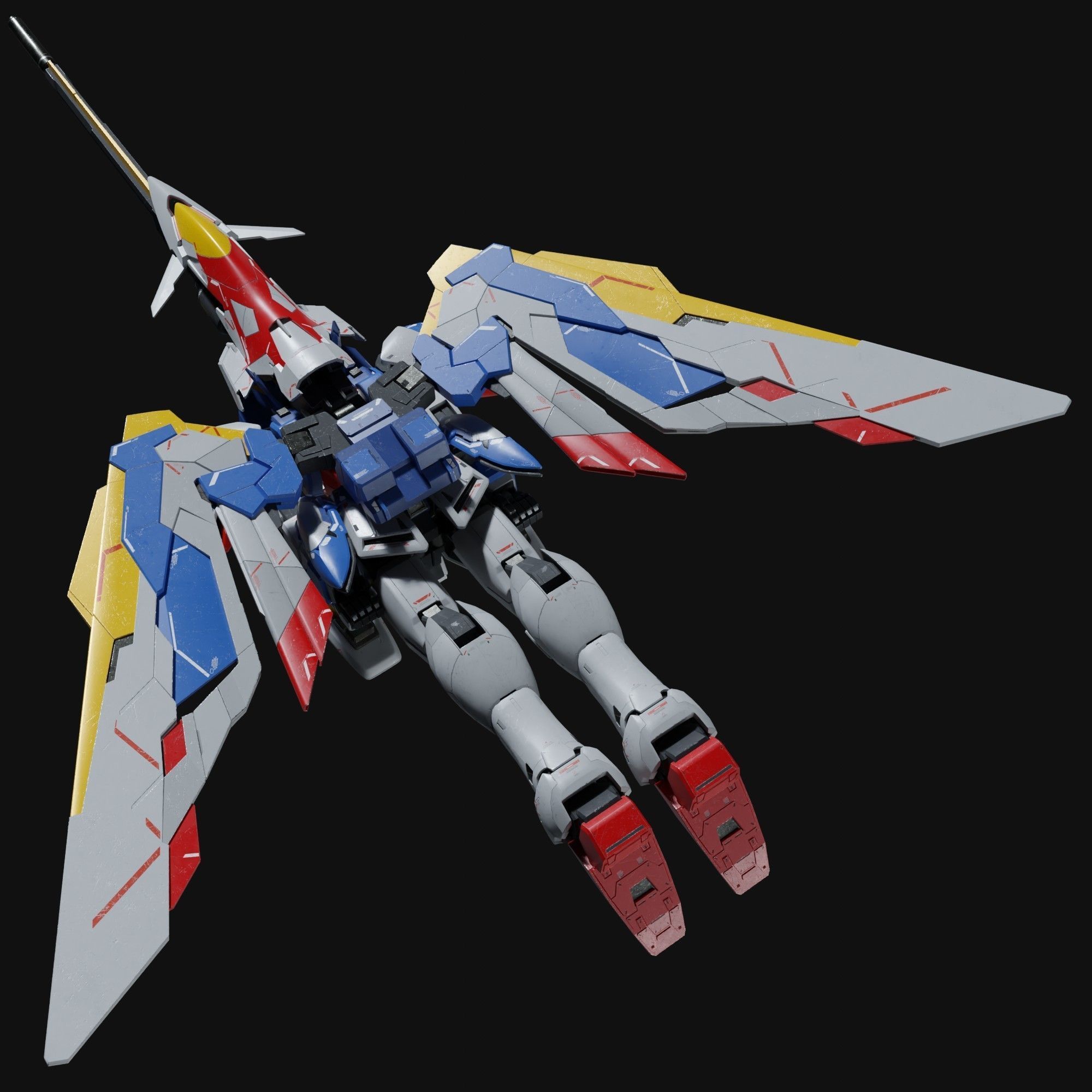 Wing Gundam EW 3D model_10