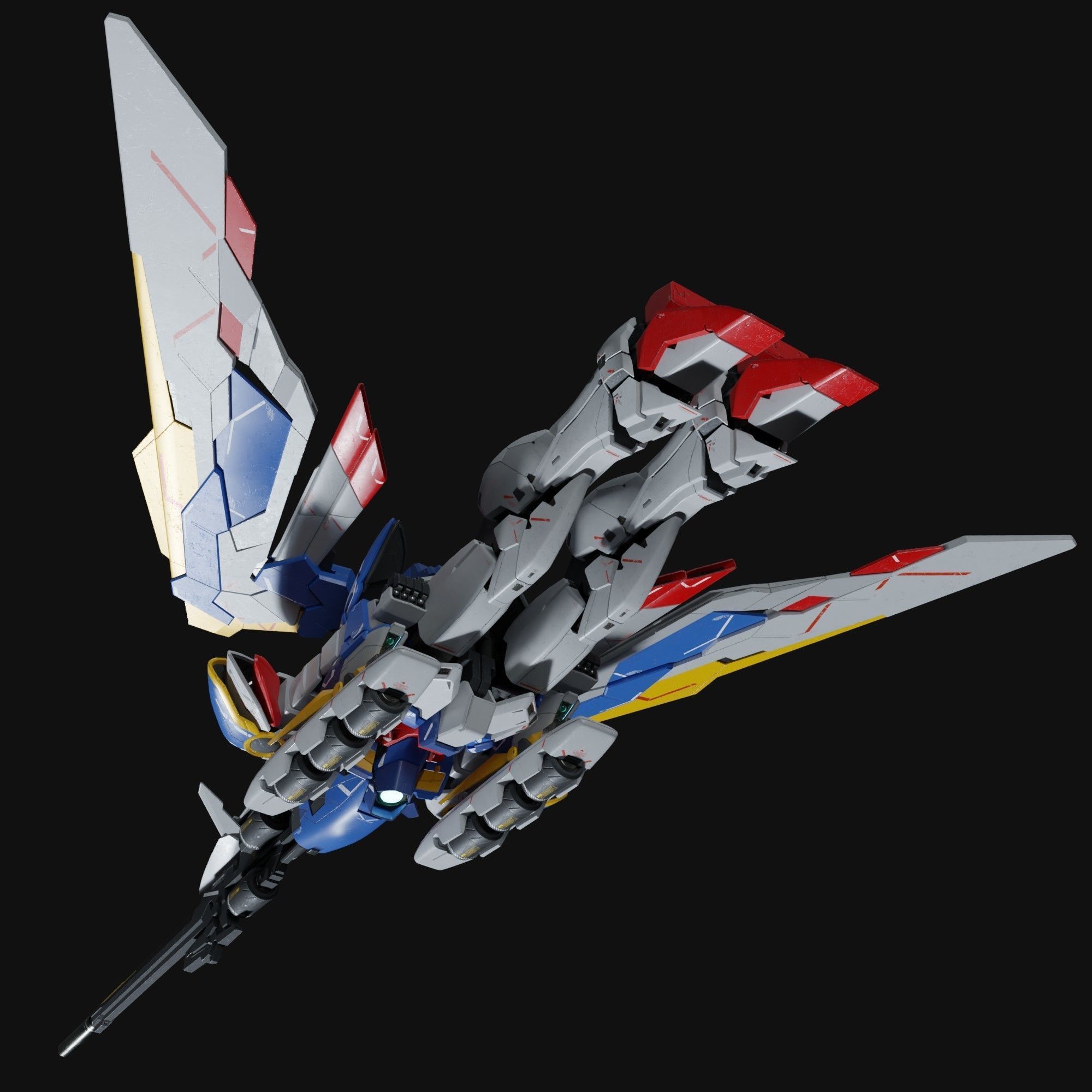 Wing Gundam EW 3D model_11