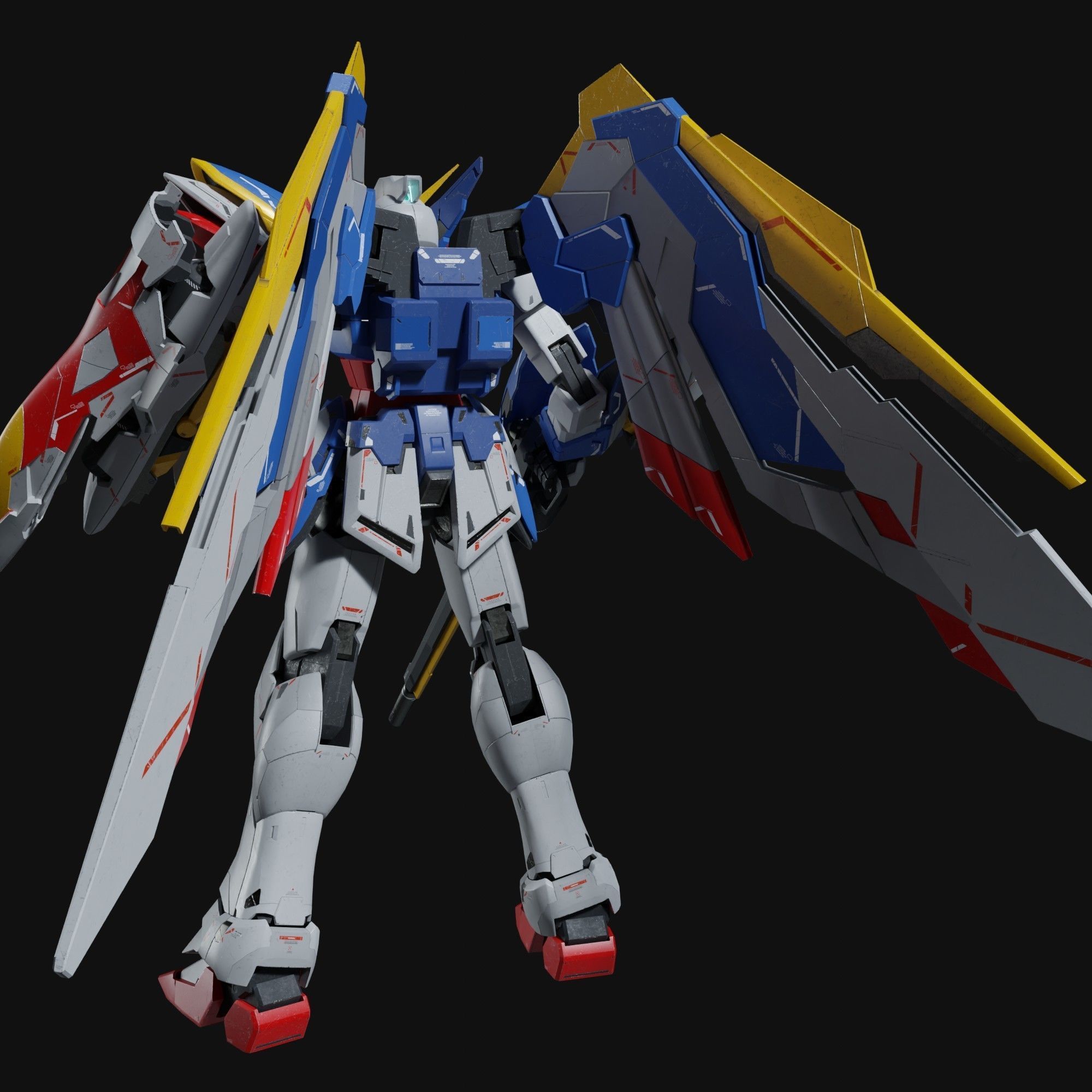Wing Gundam EW 3D model_4