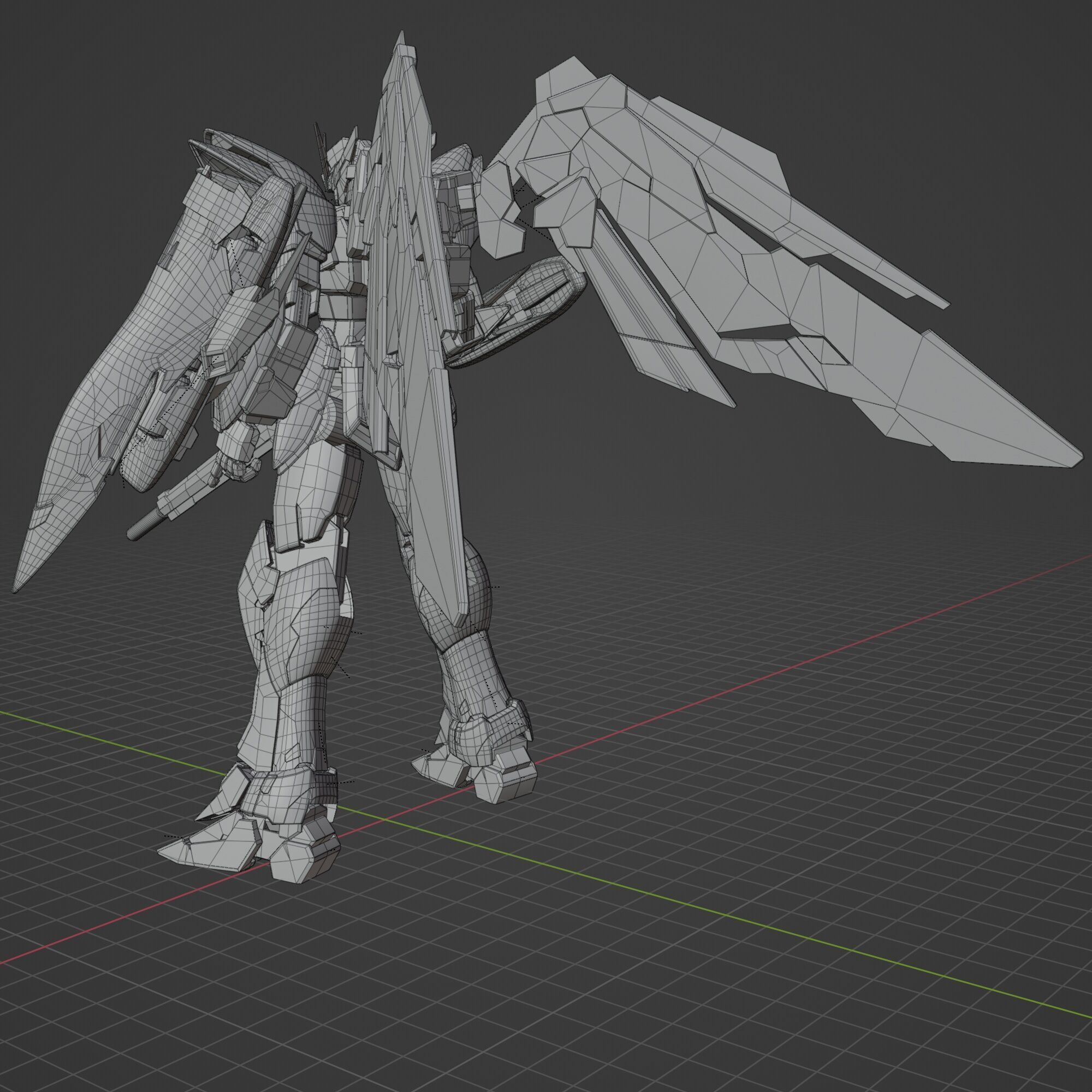 Wing Gundam EW 3D model_20