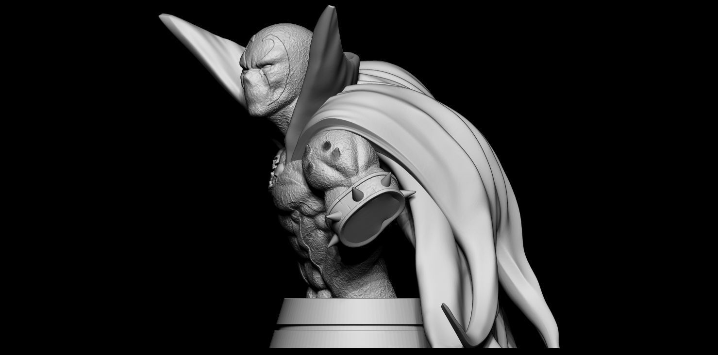 Fan Art Spawn -  Bust 3D print model_1