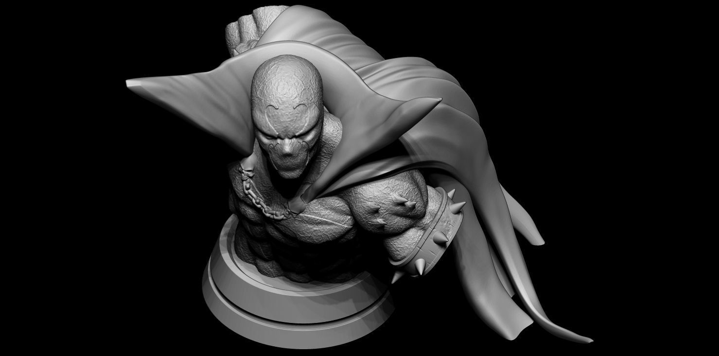 Fan Art Spawn -  Bust 3D print model_5