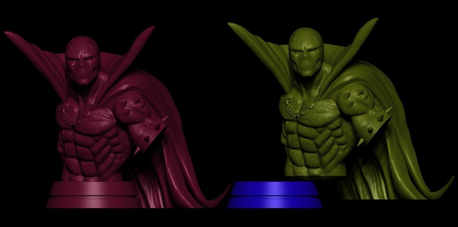 Fan Art Spawn -  Bust 3D print model_6