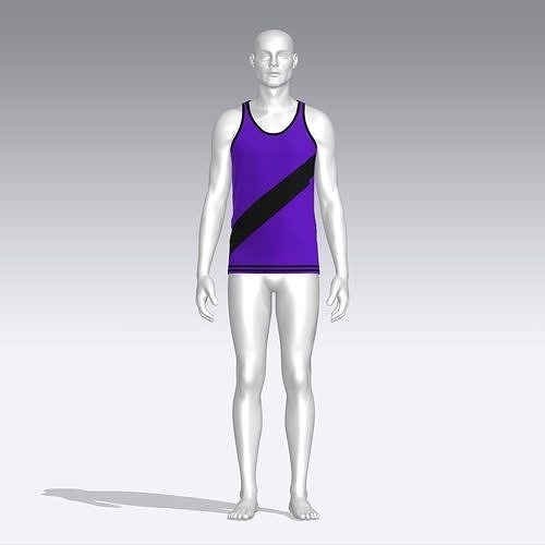 Tank Top Low-poly 3D model