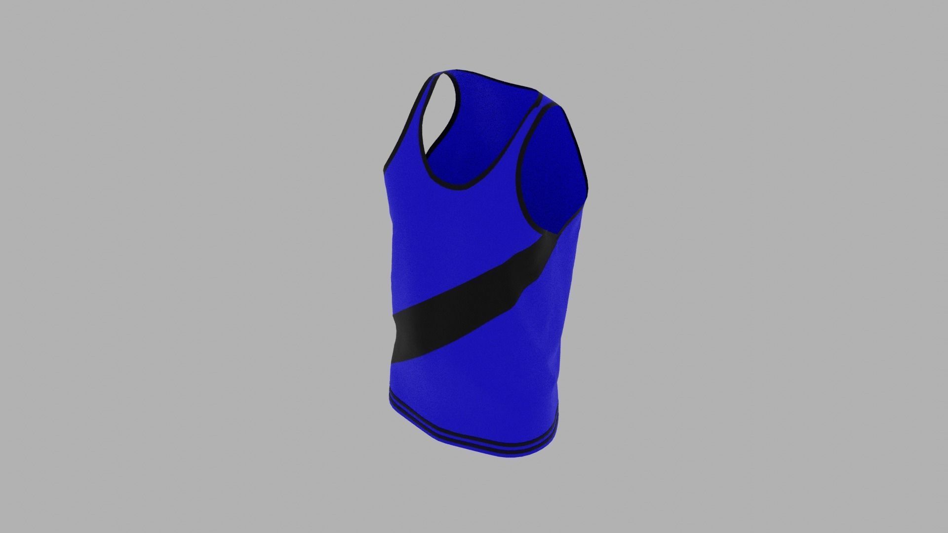 Tank Top Low-poly 3D model_6