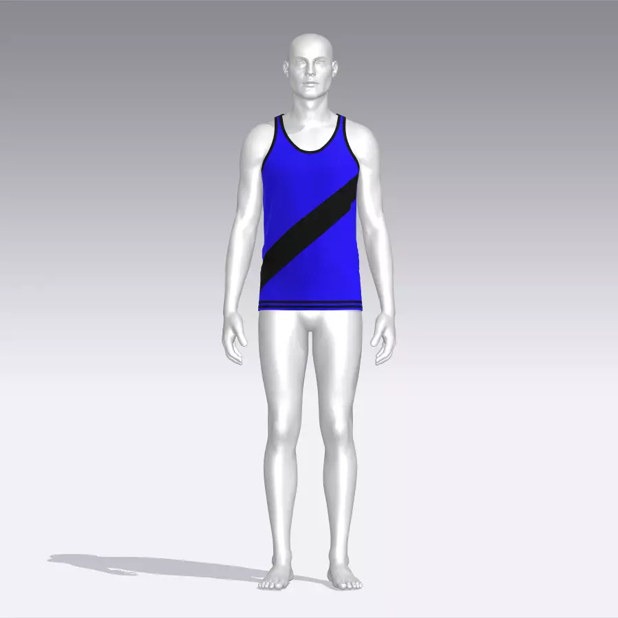 Tank Top Low-poly 3D model_0