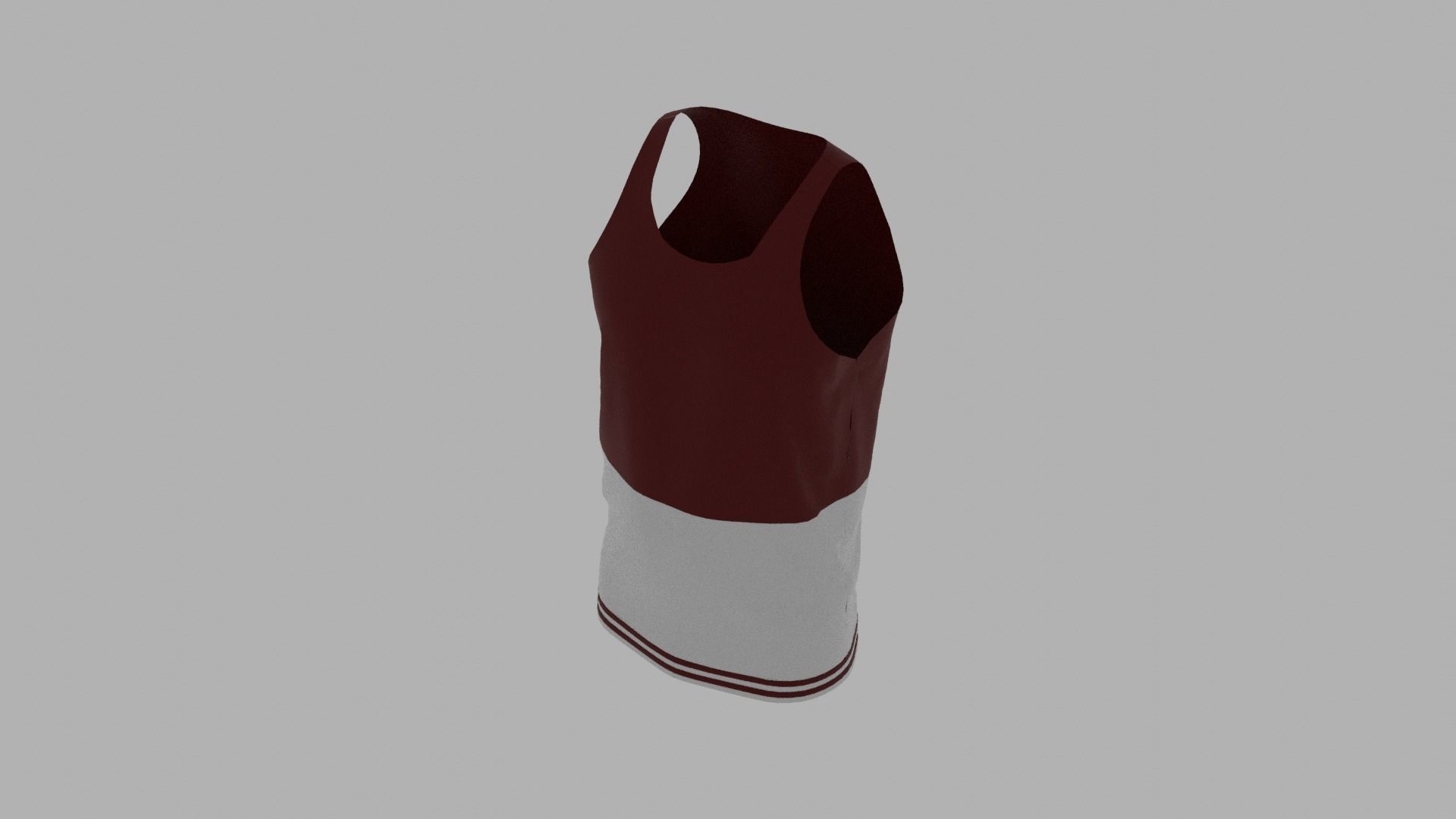 Tank Top Low-poly 3D model_6