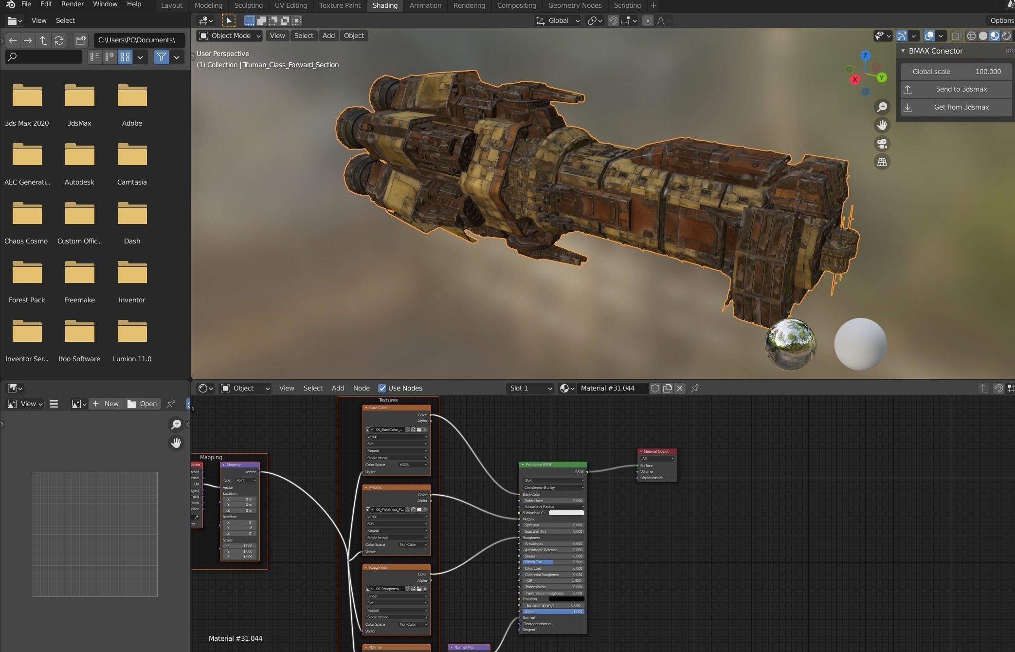47Truman Class 3D model_8