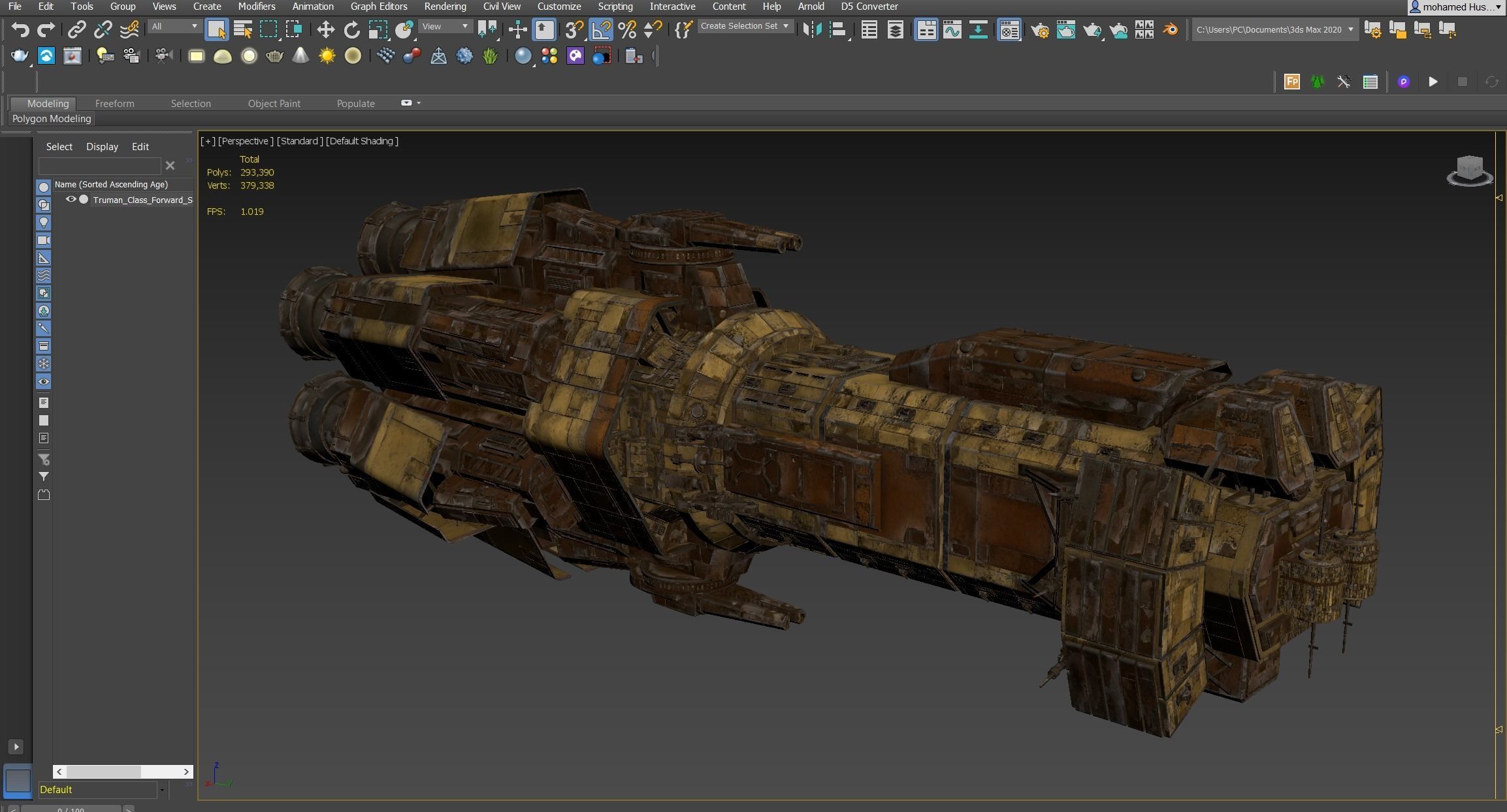47Truman Class 3D model_7