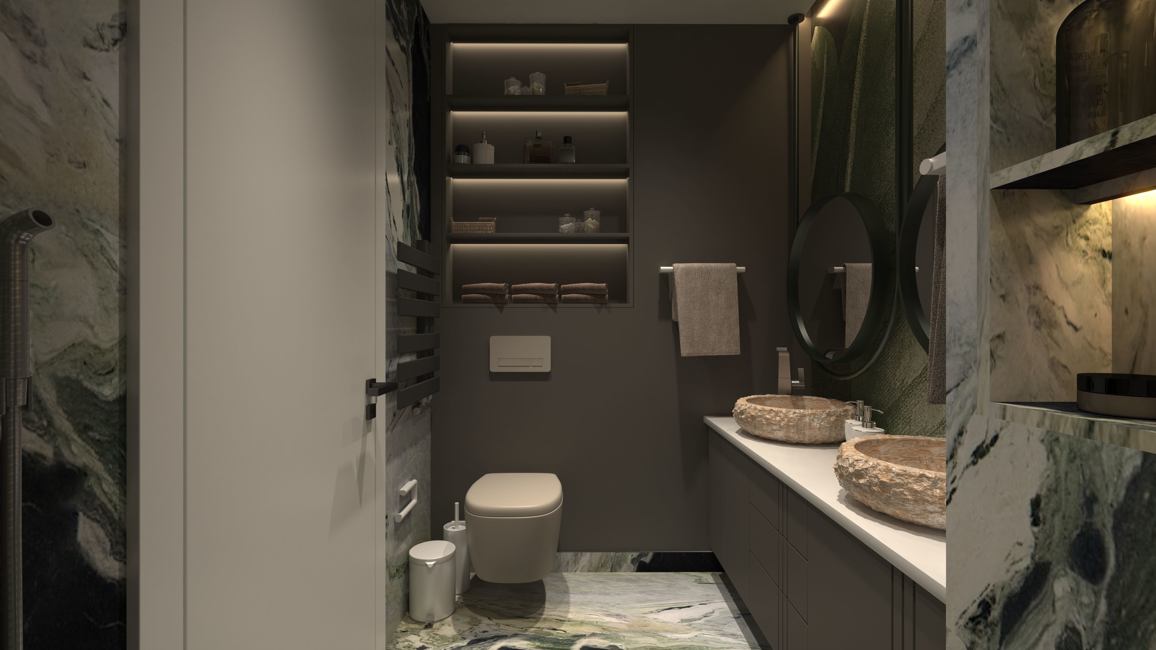 Bathroom Design Modern DV II Villa FGM 3D model_1
