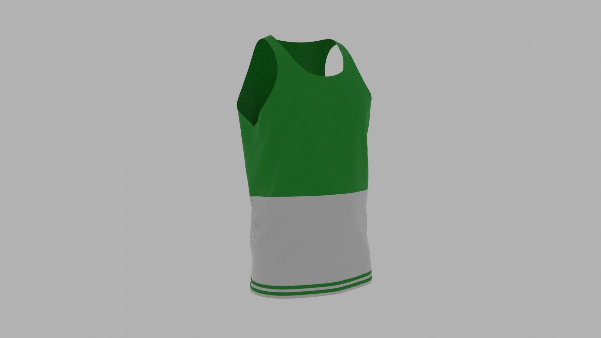 Tank Top Low-poly 3D model_3
